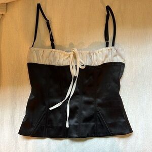 With Jean Small corset top black